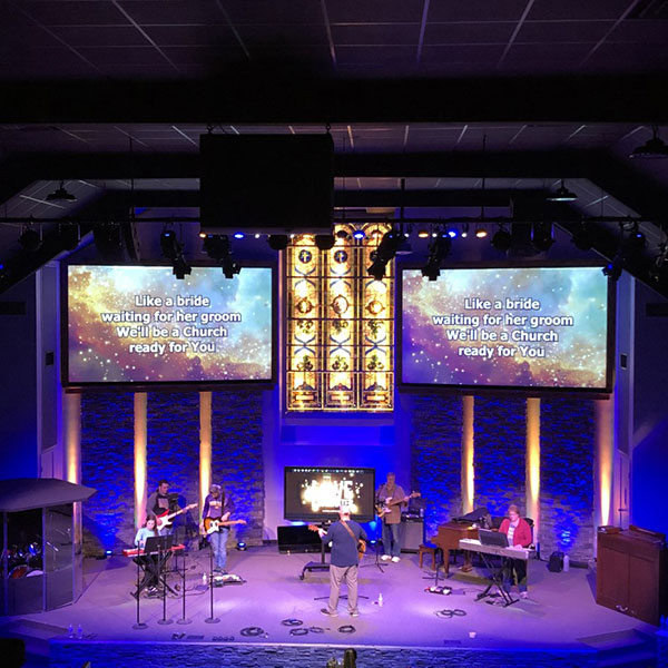 Grand Finale Pro Church Projector Lighting Install